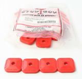 STUD BOY 2462-P1-RED Stud Boy Super-Lite Plus Backers Red 24/Pk 2462-P1-Red