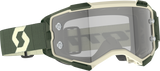 SCOTT 272827-6312327 Scott Fury Ls Goggle Kaki Green Ls Grey Works 272827-6312327