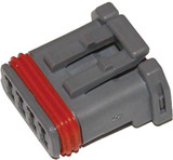 Namz Custom Cycle NJ-4S52 Namz Custom Cycle Mx-1900 4-Pin Grey Socket Housing Hd# 69201179 Nj-4S52