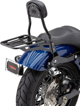 Cobra Detachable Backrest Round Black Dyna 06-17 602-2004B