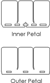 Moto Tassinari 3P883R-M Moto Tassinari Vforce 3 Replacement Petals 3P883R-M