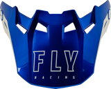 Fly Racing 73-47132S Fly Racing Formula Cc Centrum Visor Metallic Blue/Light Grey Yl/Sm 73-47132S