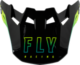Fly Racing 73-47130L Fly Racing Formula Cc Centrum Visor Black/Blue/Hi-Vis Xl/2X 73-47130L