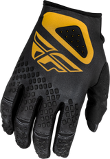 Fly Racing Kinetic Center Gloves Black/Gold Xs 378-510Xs