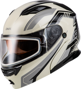 Gmax Md-01S Transistor Snow Helmet White/Grey/Black 2X M201391328