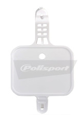 Polisport Front Number Plate White 8661800001