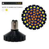 Pathfinder Bullet Ultra Bright Led White/Amber 1157 Style Ea 4857Sb