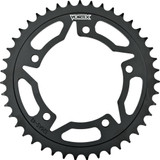 Vortex Rear Sprocket Steel 45T-530 Blk Kaw/Suz/Yam 438S-45