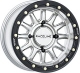 Raceline A14SB-57037+10 Raceline Alpha Hyper Wheel 4/137 Hyper Silver/Blk 15X7 (+10Mm) A14Sb-57037+10