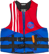 Fly Racing 221-30402S Fly Racing Neoprene Flotation Vest Red/White/Blue Sm 221-30402S