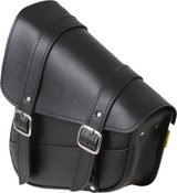 Willie & Max Syn Leather Swingarm Bag 10.5"X11.5"X4.5" Black 59776-00