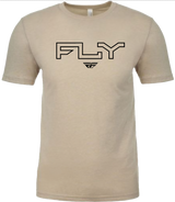 Fly Racing 354-0311S Fly Racing Fly Edge Tee Cream Sm 354-0311S