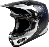 Fly Racing Formula S Carbon Legacy Helmet Blue Carbon/Silver Md 73-4448M
