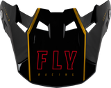 Fly Racing 73-47121M Fly Racing Formula Carbon Tracer Visor Gold/Black Md/Lg 73-47121M