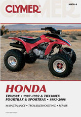 Clymer Repair Manual Hon Trx250X Cm4564