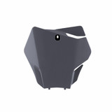 Polisport Front Number Plate Nardo Grey 8668100006 Polisport Front Number Plate Nardo Grey 8668100006