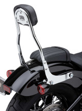 COBRA 602-2006 Cobra Detachable Backrest Round Chrome Flde/Flsl/Fxbb 18-22 602-2006