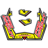 PRO CIRCUIT DC09T4GP Pro Circuit T4-Gp Sticker Kit Replacement Muffler Stickers Dc09T4Gp
