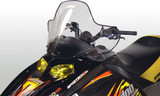 POWERMADD 13040 Powermadd Cobra W/S Low Black 13.25" S-D Rev Hood Mtd Flyscreen 13040