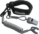 ATLANTIS A2103PFW Atlantis Pro Floating Wrist Lanyard Red W/Whistle A2103Pfw