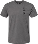 Fly Racing 354-0317S Fly Racing Fly Atom Tee Gunmetal Heather Sm 354-0317S