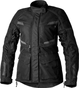 Rst 103227BLK-12 Rst Ladies Maverick Evo Ce Jacket Black/Black Textile Md 103227Blk-12