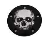 Custom Engraving Tc Timer Cover Skull Black Skul33-04Bg