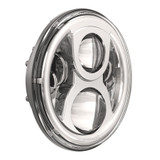 Jw Speaker 8700 Ev2-S Headlamp 7" Chr Bezel 0554961