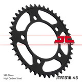 Jt JTR1316.43 Jt Rear Sprocket Steel 43T-520 Hon Jtr1316.43