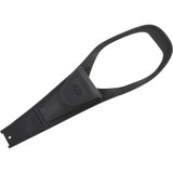 MUSTANG 93304 Mustang Pouch Tank Bib - Smooth - Black - Yamaha 93304