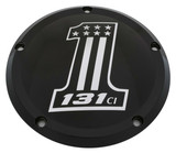 Custom Engraving 131-14-67BG Custom Engraving 6 M8 Softail Derby Cover 131 Black 131-14-67Bg