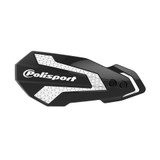 Polisport Mx Flow Handguards Black/White 8308200001 Polisport Mx Flow Handguards Black/White 8308200001