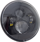 Letric Lighting Co 7" Led Headlight Black Indian Llc-Ilh-7B