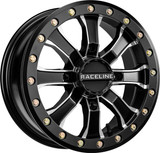 Raceline A71MB-56037-51 Raceline Mamba Bdlk Wheel 15X6 4/137 5+1 (+40Mm) Blk/Machined A71Mb-56037-51
