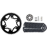 VORTEX CK6273 Vortex Steel Chain Kit - Gsx-R 600 - Black Ck6273