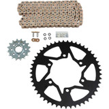 VORTEX CKG6364 Vortex Steel Chain Kit - Gold - Yamaha - Yzf-R1 - '09-'14 Ckg6364