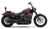 COBRA 6047B Cobra 3" Nh Series Slip-Ons Black Softail 18-22 6047B