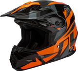 Gmax D3961494 Gmax Mx-96 Splinter Helmet Black/Orange Sm D3961494