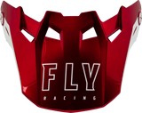Fly Racing Formula Cc Centrum Visor Metallic Red/White Yl/Sm 73-47133S