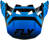 Fly Racing 73-4336 Fly Racing Formula Cc Tektonic Visor Black/Blue/Red Xl/2X 73-4336