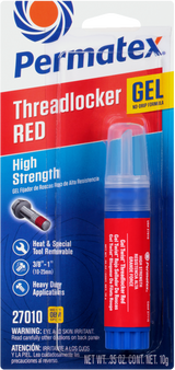 Permatex Threadlocker Red Gel 10G 27010