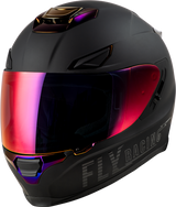 Fly Racing 73-84292X Fly Racing Sentinel Recon Helmet Matte Black/Purple Chrome 2X 73-84292X