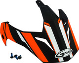 Gmax G011085 Gmax Visor W/Screws Vertical Gm-11 Black/Hi-Vis Orange G011085
