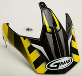 Gmax Visor W/Screws Trekka Gm-11 Black/Yellow G011053