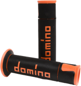 Domino Racing A45041C4540B7-0 Domino Racing A450 Road Racing Grips Black/Orange Pair A45041C4540B7-0
