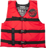 Fly Racing 221-30332 Fly Racing Youth Flotation Vest Red/Black 221-30332