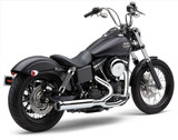 COBRA 6468 Cobra Powrpro Rpt 2-1 Chrome/ Blk Tip Dyna 12-17 6468