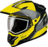 Gmax Gm-11S Ronin Snow Helmet Yellow/Silver/Grey 2X A21151198