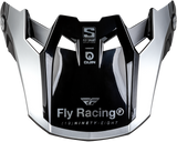 Fly Racing Formula S Carbon Legacy Visor Blue Carbon/Silver Md/Lg 73-4459