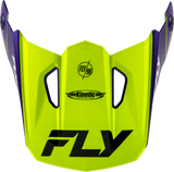 Fly Racing Kinetic Rally Helmet Visor Hi-Vis/Blue/Black Xl/2X 73-8686